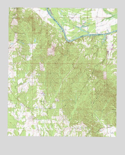 Brewersville, AL USGS Topographic Map