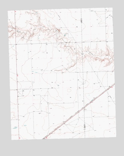 Brickel, TX USGS Topographic Map