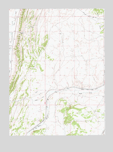 Bridger, WY USGS Topographic Map