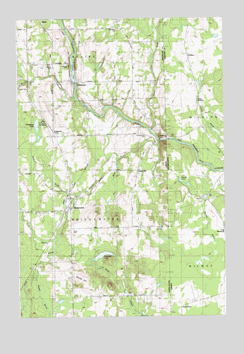Bridgewater, ME USGS Topographic Map