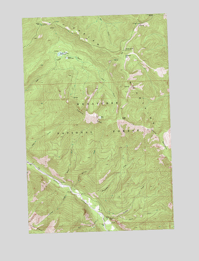 Brief, WA USGS Topographic Map