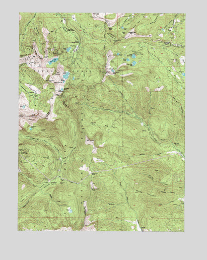Brighton, UT USGS Topographic Map