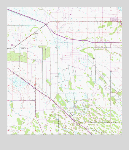 Brighton, FL USGS Topographic Map
