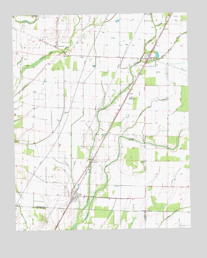 Alicia, AR USGS Topographic Map