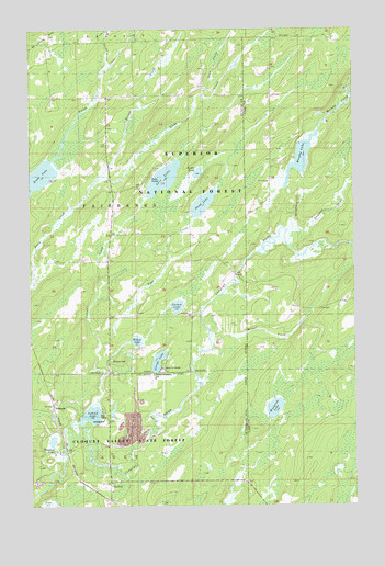 Brimson, MN USGS Topographic Map