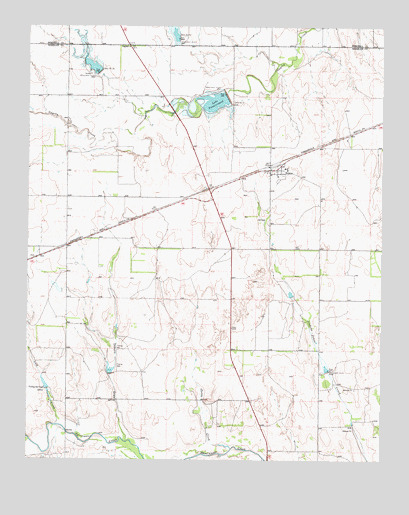 Briscoe, TX USGS Topographic Map