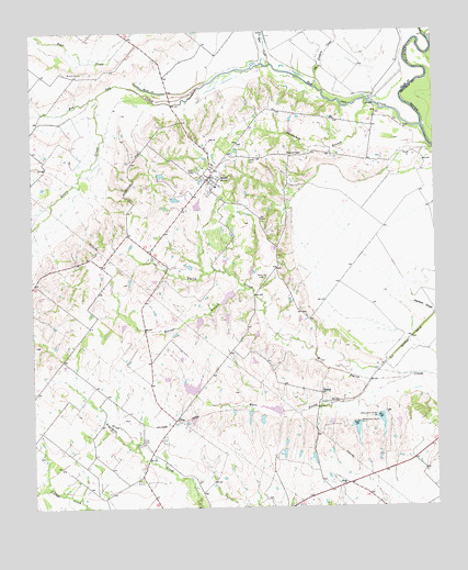 Bristol, TX USGS Topographic Map