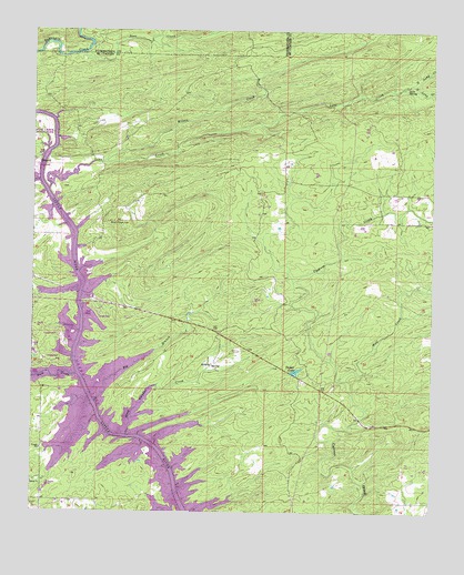 Alikchi, OK USGS Topographic Map