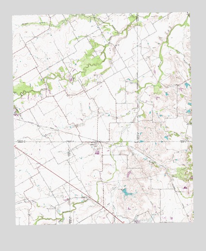 Britton, TX USGS Topographic Map