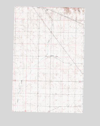 Broadax Draw, WA USGS Topographic Map