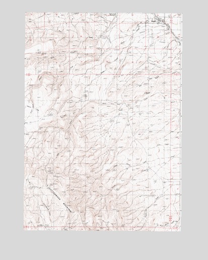 Brogan, OR USGS Topographic Map