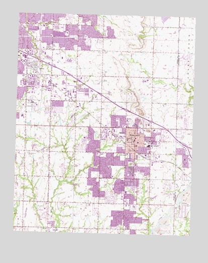 Broken Arrow, OK USGS Topographic Map