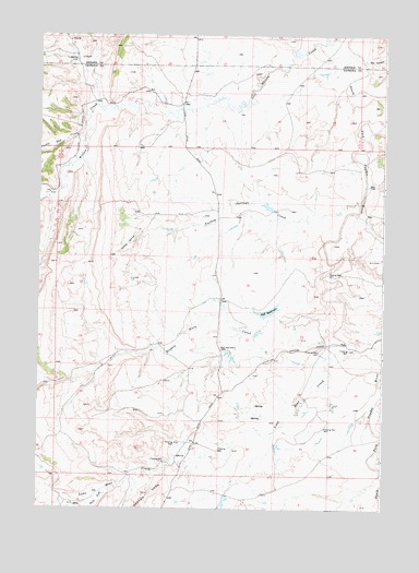Broken Horn Creek, WY USGS Topographic Map