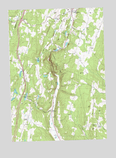 Brookfield, VT USGS Topographic Map
