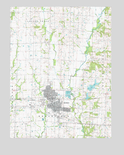 Brookfield, MO USGS Topographic Map
