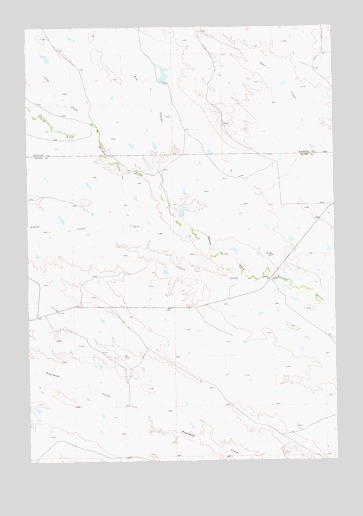 Alkali Creek East, SD USGS Topographic Map