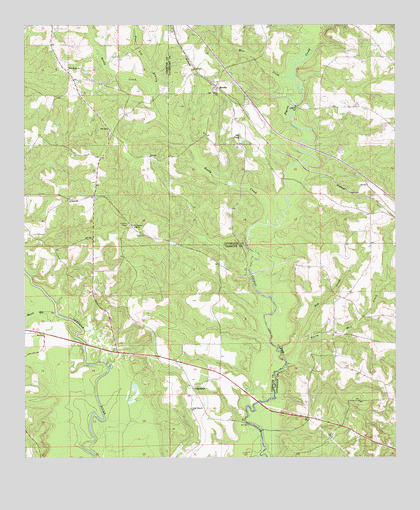 Brooks, AL USGS Topographic Map