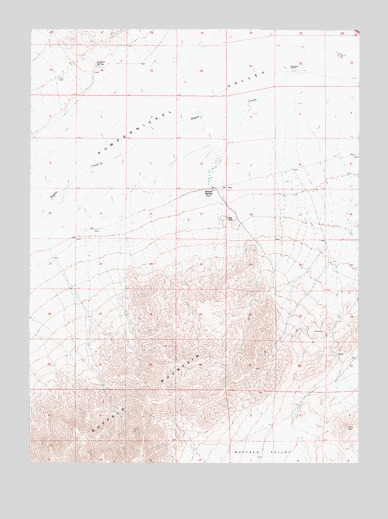 Brooks Spring, NV USGS Topographic Map