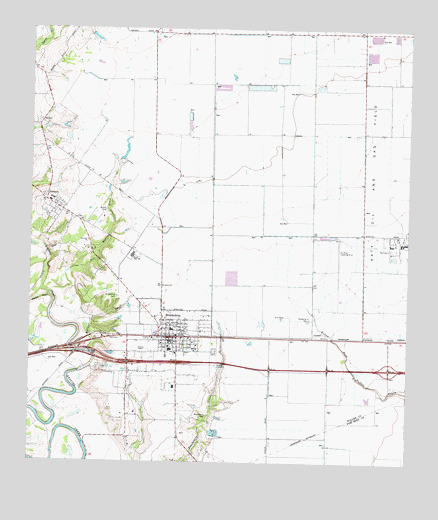 Brookshire, TX USGS Topographic Map