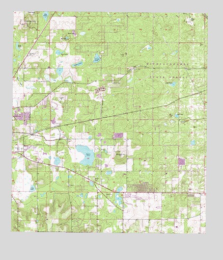 Brooksville SE, FL USGS Topographic Map