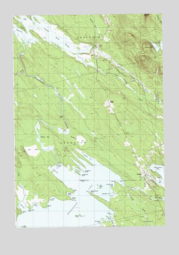 Brookton, ME USGS Topographic Map