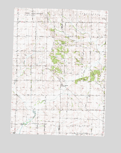 Brookville, IL USGS Topographic Map