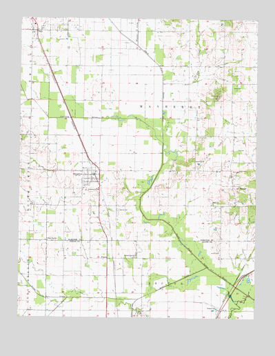 Broughton, IL USGS Topographic Map