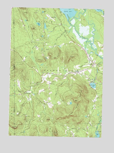Brownfield, ME USGS Topographic Map