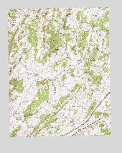 Brownsburg, VA USGS Topographic Map