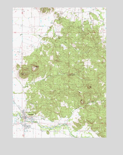Brownsville, OR USGS Topographic Map