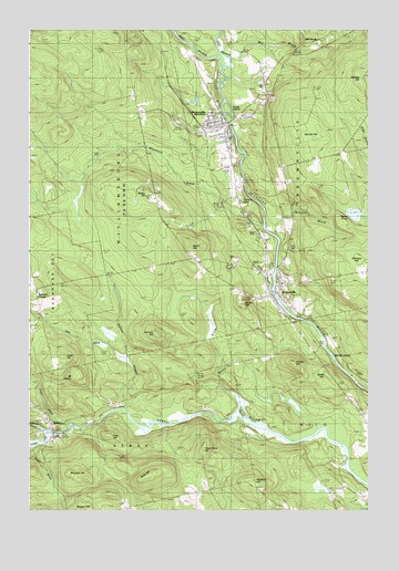 Brownville Junction, ME USGS Topographic Map