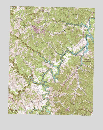 Bruin, KY USGS Topographic Map