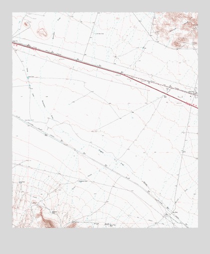 Allamoore, TX USGS Topographic Map
