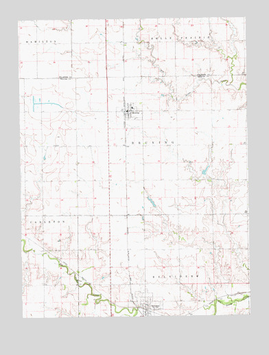 Bruning, NE USGS Topographic Map
