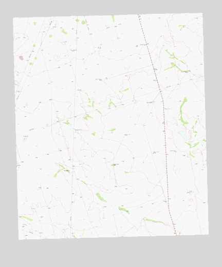 Bryant Ranch, TX USGS Topographic Map