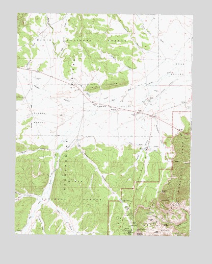 Bryce Canyon, UT USGS Topographic Map