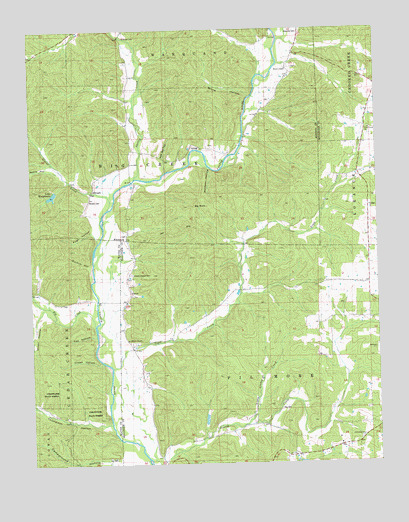 Allbright, MO USGS Topographic Map