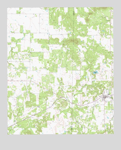 Bryson, TX USGS Topographic Map