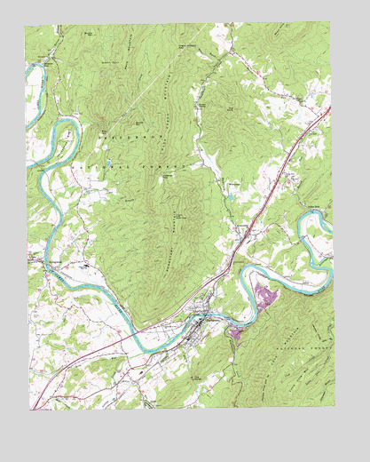 Buchanan, VA Topographic Map - TopoQuest