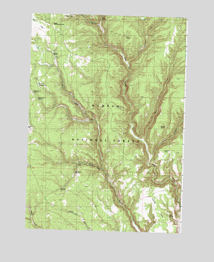Buck Spring, OR USGS Topographic Map