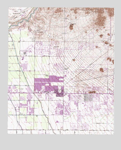 Buckhorn Az Topographic Map Topoquest