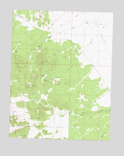 Buckhorn Spring, UT USGS Topographic Map