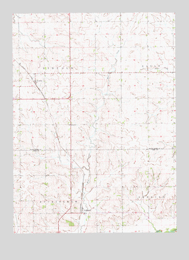 Buckingham, IA USGS Topographic Map