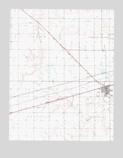 Bucklin, KS USGS Topographic Map