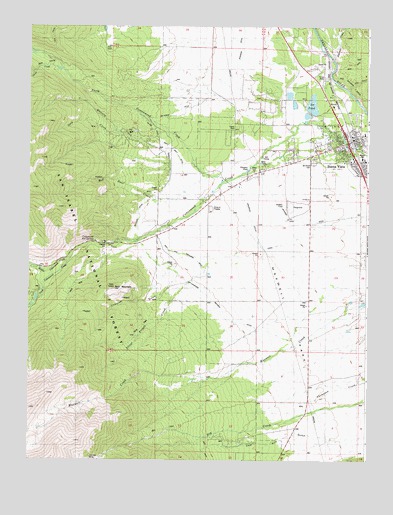 Buena Vista West, CO USGS Topographic Map