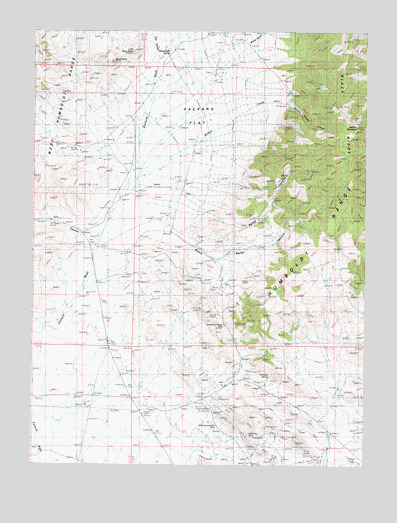 Buffalo Mountain, NV USGS Topographic Map