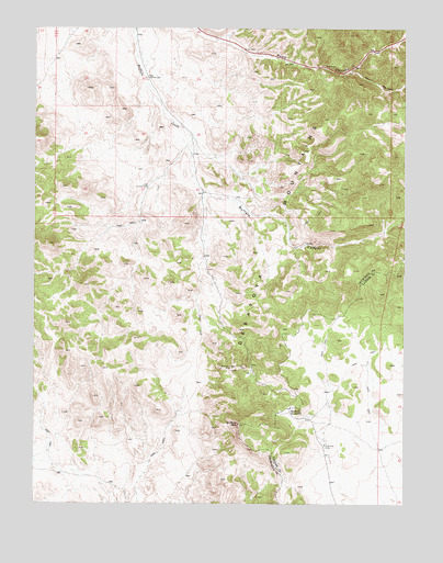 Buffalo Summit, NV USGS Topographic Map