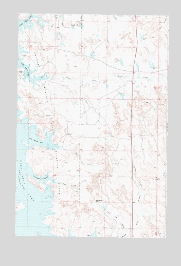 Bug Creek, MT USGS Topographic Map