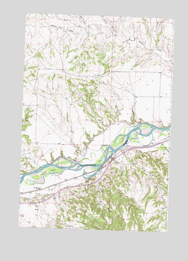 Bull Mountain, MT USGS Topographic Map
