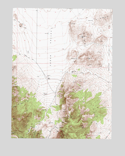 Allens Ranch, UT USGS Topographic Map
